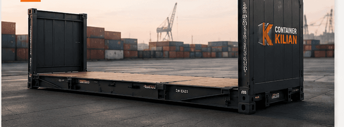 20-FUSS FLAT-RACK-CONTAINER