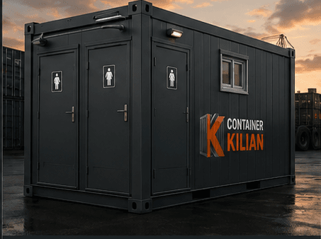 C-SANITÄRCONTAINER UNISEX MIT DUSCHE & PISSOIR